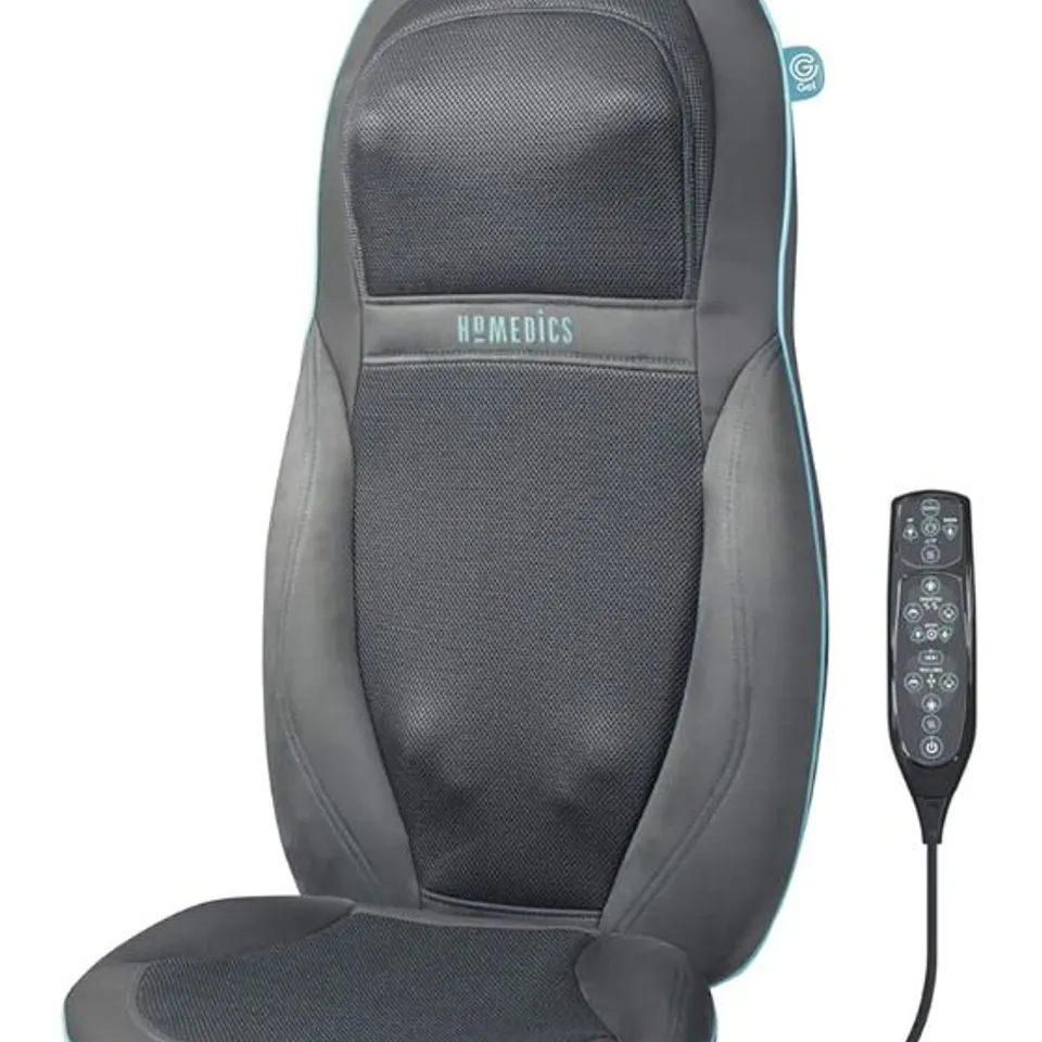 BOXED HOMEDICS GEL BACK MASSAGER MASSAGE CHAIR PAD SEAT COVER