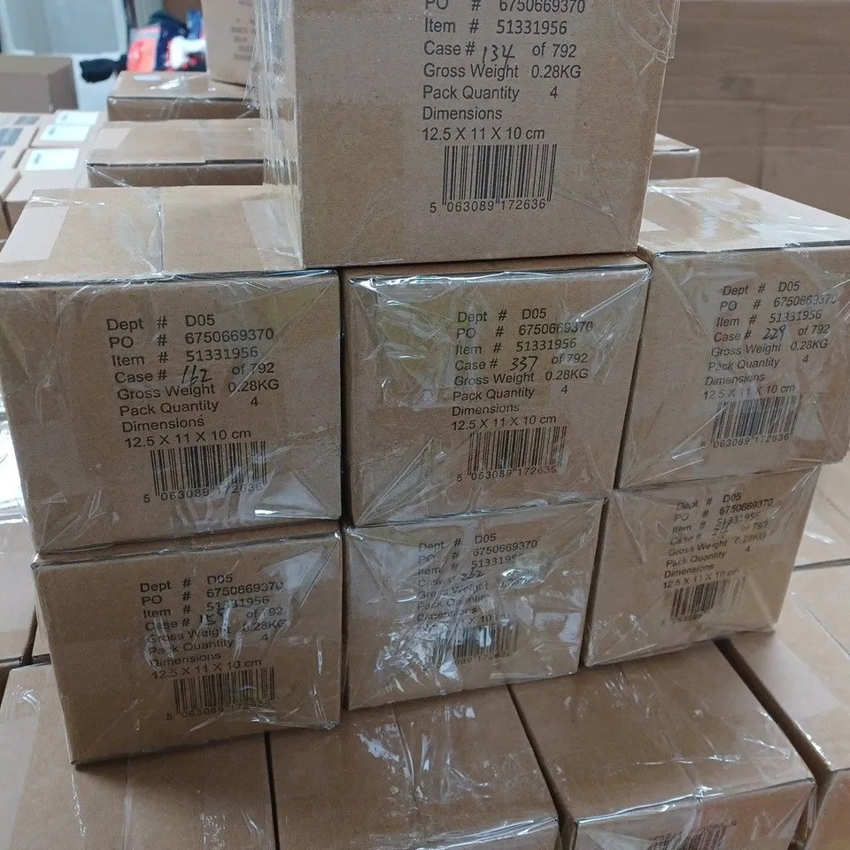 LOT OF 7 4-PACKS OF BRAND NEW 1.8M MULTICOLOUR USB-C TO USB-C CABLES - 28 TOTAL