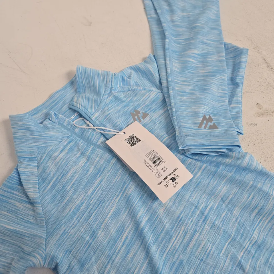MONTIREX 1/Z ZIP KIDS SET IN BLUE - 4/5 YRS