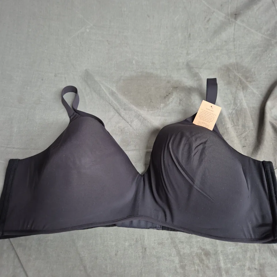 MODIBODI SWEAT-PROOF BRA – BLACK, UK SIZE RANGE 20E/22DD/22E; 42E/44DD/44E; 95E/100DD/100E