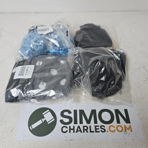 APPROXIMATELY 23 ASSORTED CLOTHING ITEMS IN VARIOUS SIZES, STYLES & SIZES TO INCLUDE BLACK SWIMSUIT , CACTUS DRESS , BLACK CARDIGAN , ETC - COLLECTION ONLY 