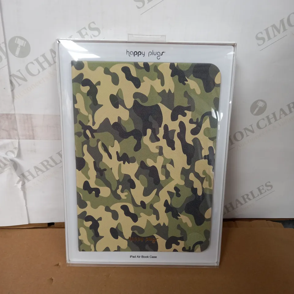LOT OF 10 HAPPY PLUGS IPAD AIR BOOK CASES - CAMO