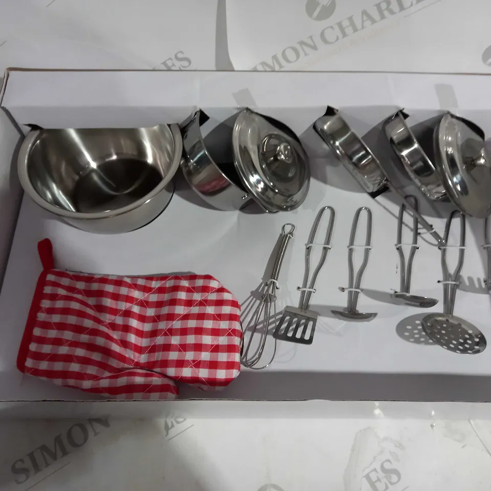 BOXED BIGJIGS STAINLESS STEEL KITCHENWARE SET