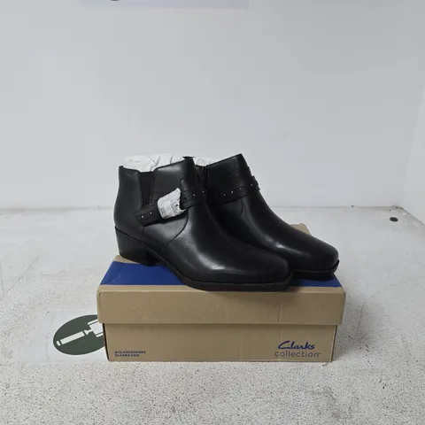 CLARKS DANYELLE BLACK WOMENS SHOES UK 7 
