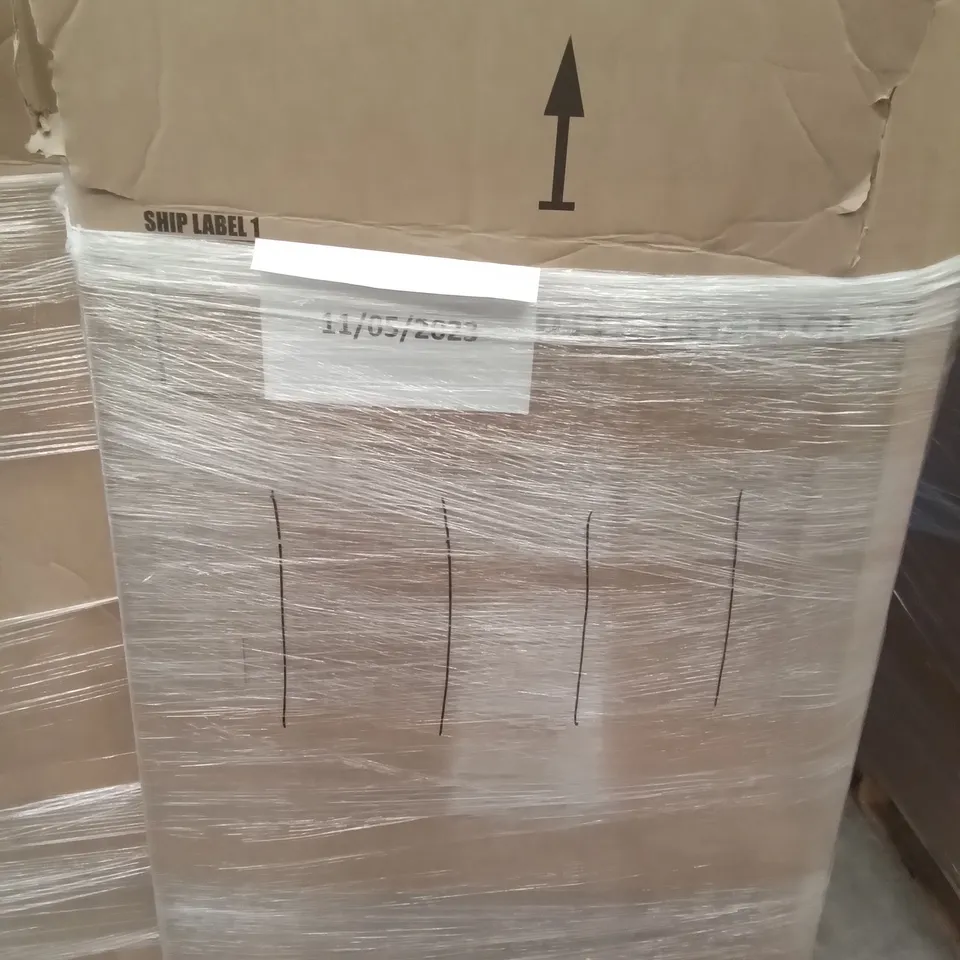 PALLET OF ASSORTED ITEMS INCLUDING TRUNKI BOOSTAPAK, AIR FRYER WITH VISIBLE WINDOW, METAL CLOTHES RAIL, GAZEBO WITH SIDES, SINGLE RAIL CLOTHES RACK, MOOLAN STEAM MOP 
