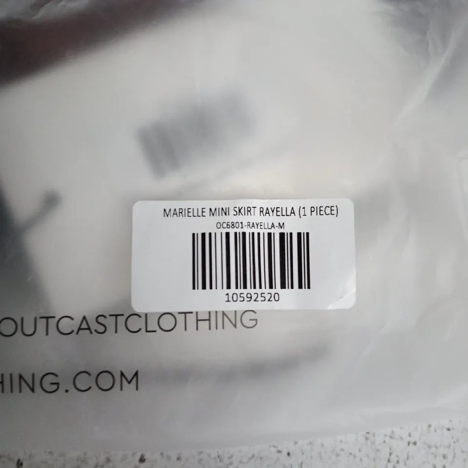 OUTCAST CLOTHING MARIELLE MINI SKIRT RAYELLA – SIZE M (1 PIECE)