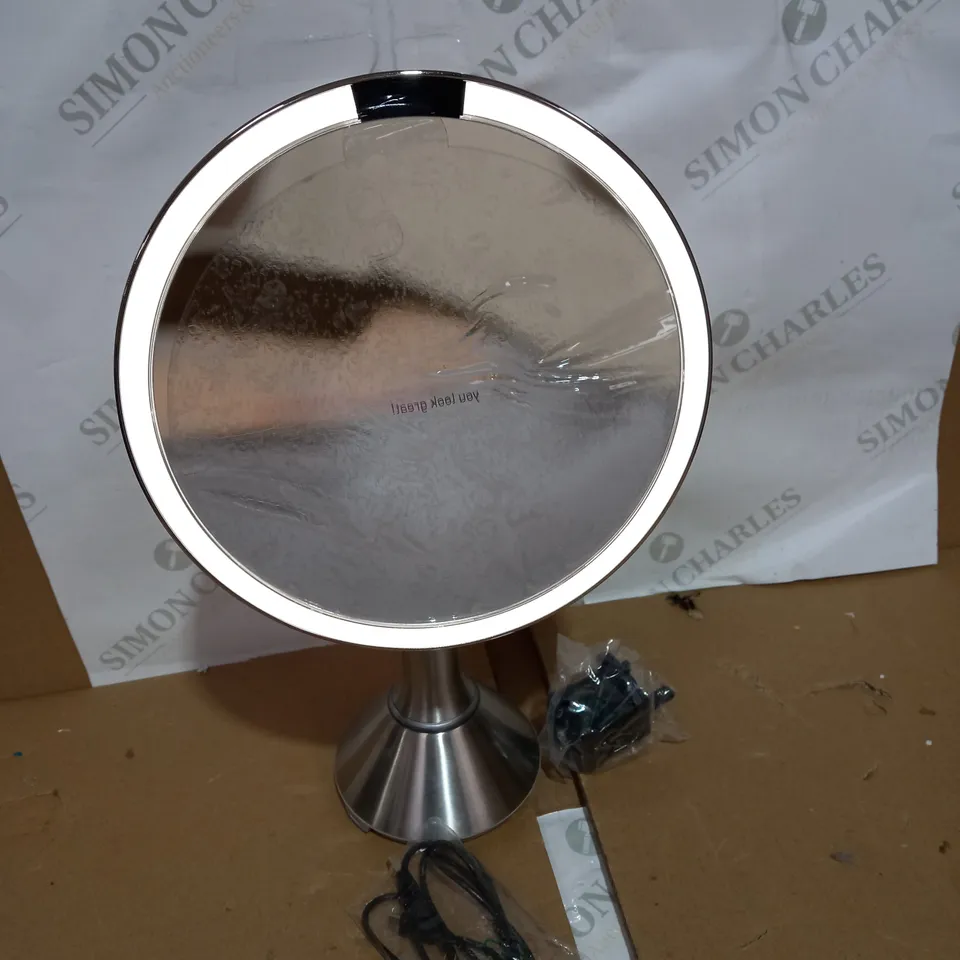 SIMPLEHUMAN 20CM SENSOR MIRROR WITH TOUCH-CONTROL BRIGHTNESS 10X MAG