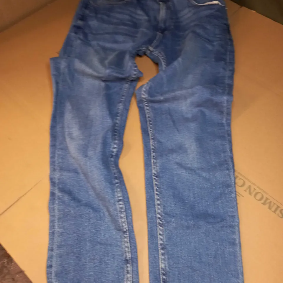 ZARA BLUE DENIM SLIMFIT JEANS - EU 46 