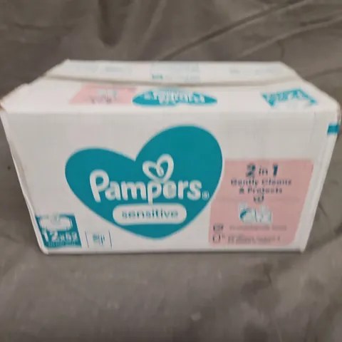 BOXED PAMPERS BABY WIPES - X12