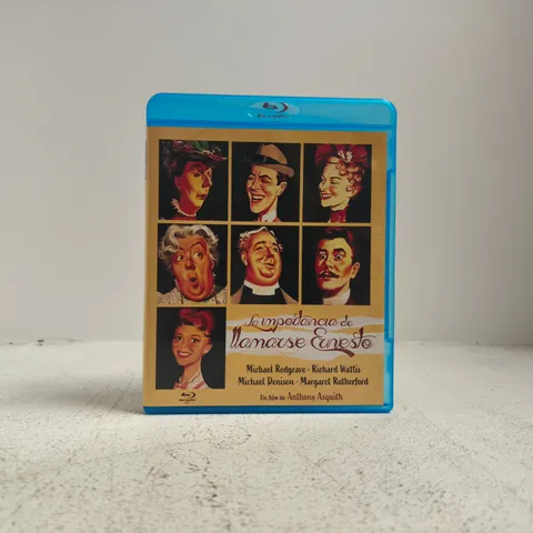 LA IMPORTANCIA DE LLAMARSE ERNESTO BLU-RAY DVD