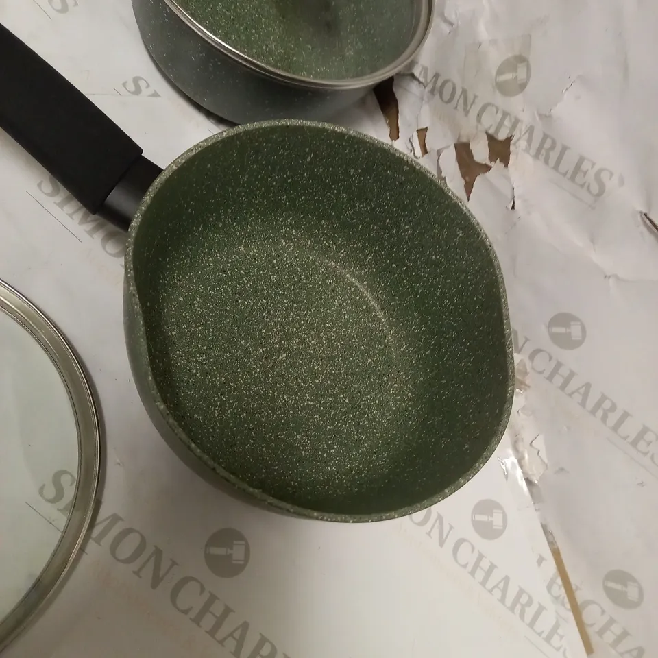 PRESTIGE ECO ALUMINIUM COOKWARE SET, NON STICK SAUCEPAN SET WITH LIDS