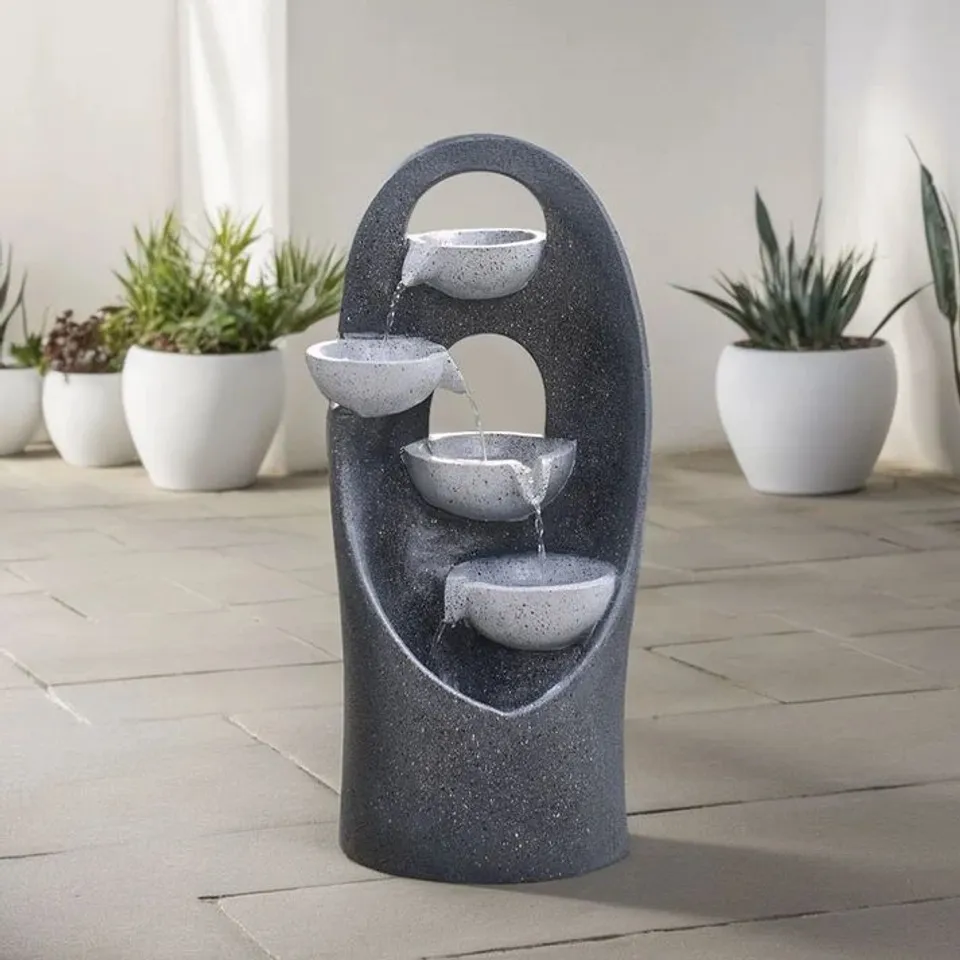 Boxed breeins 4-Tier Cascading Garden Water Feature water fountain