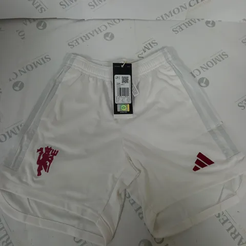 ADIDAS MANCHESTER UNITED 2023-2024 SHORTS - 9-10 YEAR OLDS 