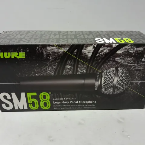 BOXED SHURE SM58 LEGENDARY VOCAL MICROPHONE