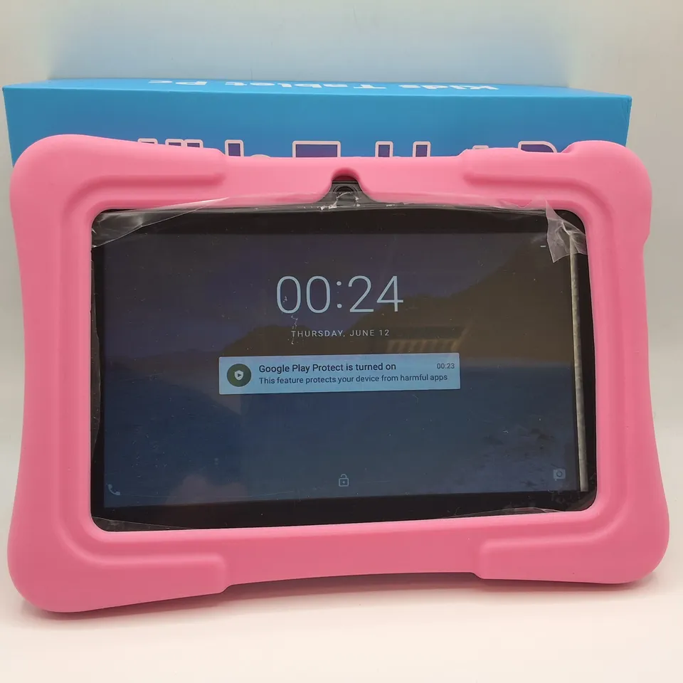 BOXED KIDS TABLET PC WITH PROTECTIVE PINK CASE