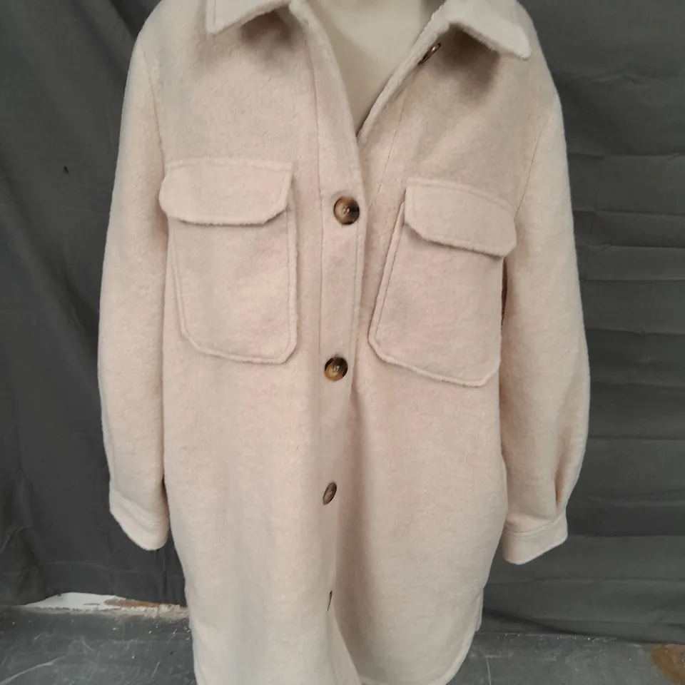 F&F COA BORG LINED COAT - L