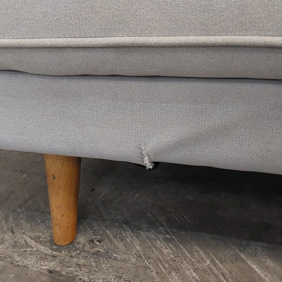 DESIGNER 3-PIECE CORNER SOFA UPHOLSTERED IN FABRIC WITH CUSHIONS 