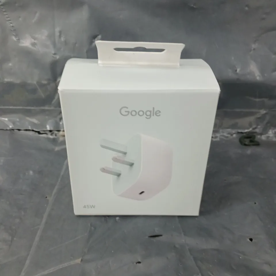 BOXED GOOGLE 45W USB-C CHARGER PLUG 