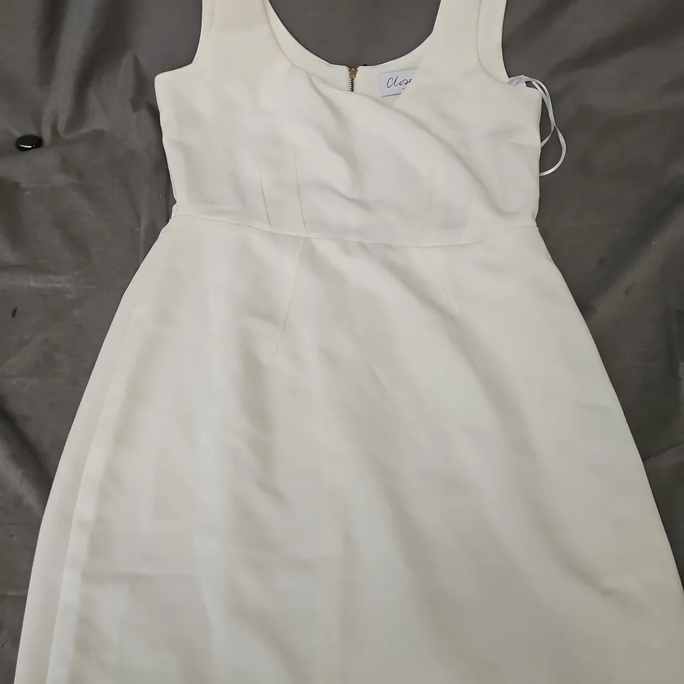 CLOSET LONDON MIDAXI PENCIL DRESS IN IVORY SIZE UK 12