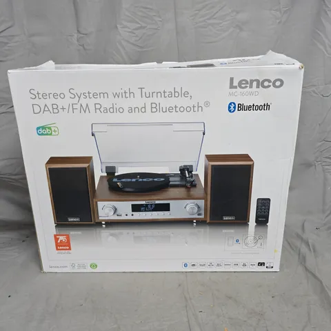 Lenco MC-160WD Stereo System with Turntable – Boxed
