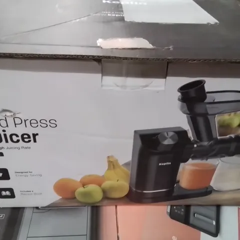 BOXED KEPLIN COLD PRESS JUICER 