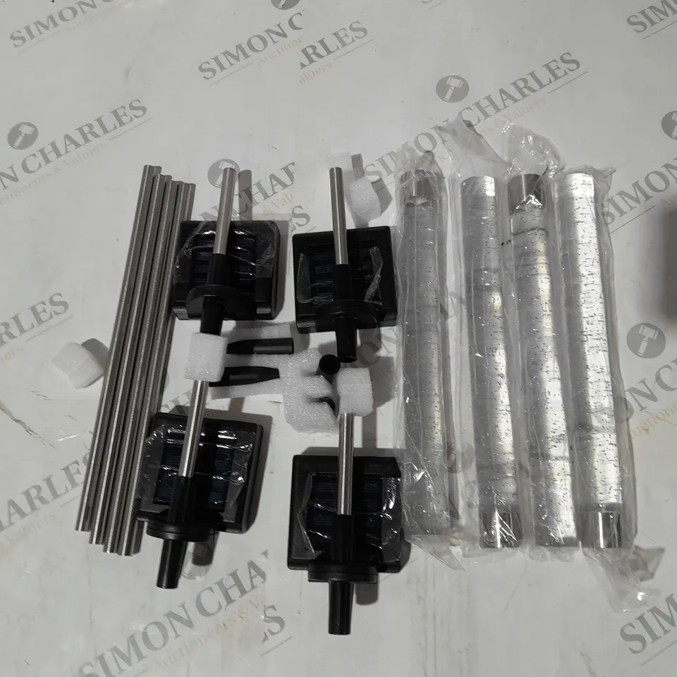 BOXED BELL & HOWELL GLIMMER STICKS SET OF 4 SOLAR PATHWAY LIGHTS