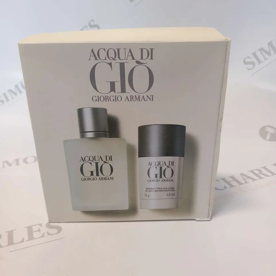 BOXED ACQUA DI GIO GIORGIO ARMANI GIFT SET