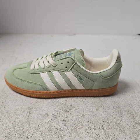 ADIDAS SAMBA OG W GREEN SUEDE SNEAKERS – UK 6