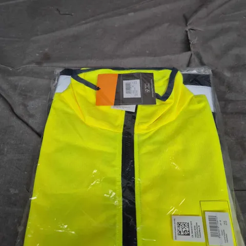 REGATTA PROFESSIONAL HI-VIS FULL ZIP GILET – NEON YELLOW SIZE M