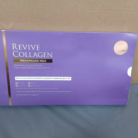 REVIVE COLLAGEN MENOPAUSE MAX – PREMIUM LIQUID MARINE COLLAGEN DRINK SUPPLEMENT
