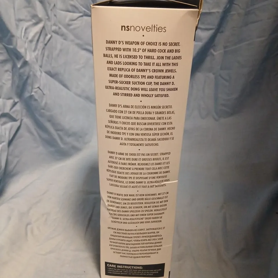 DANNY D'S SECRET WEAPON 10.5 INCH REALISTIC TPE DONG – BOXED