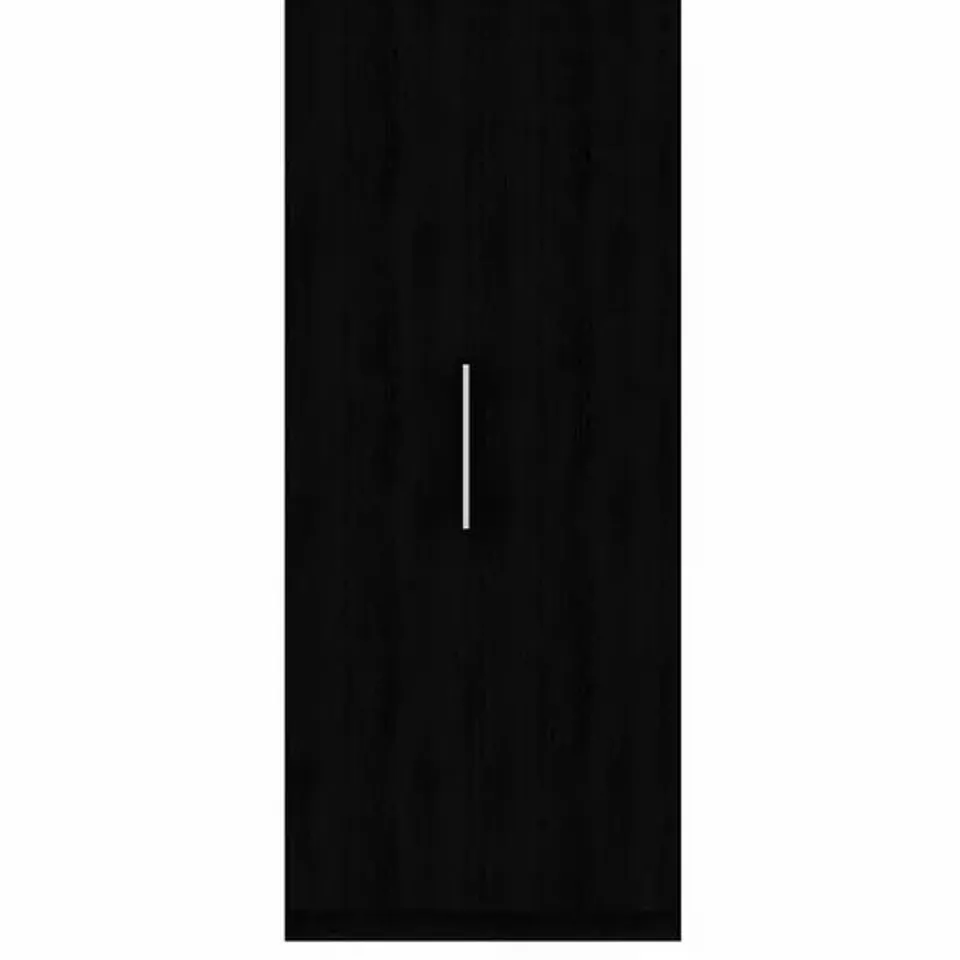 BOXED PRAGUE 2-DOOR WARDROBE - BLACK ASH (2 BOXES) RRP £179