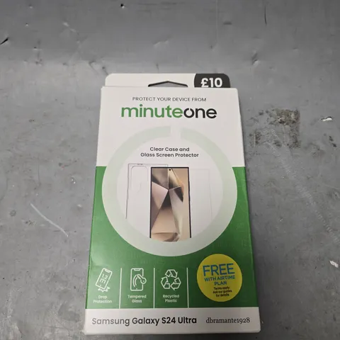 BOX OF APPROXIMATELY 30 MINUTE ONE SAMSUNG GALAXY S24 ULTRA CLEAR CASE