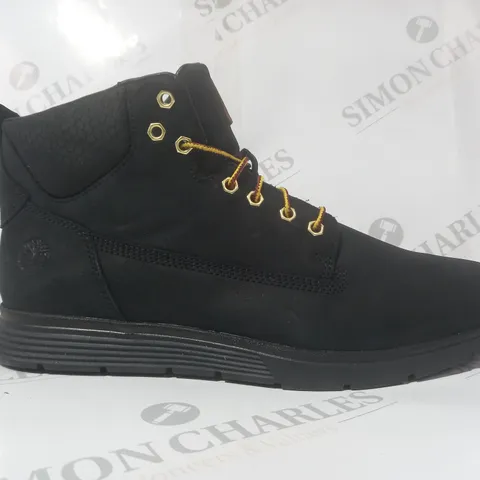 BOXED PAIR OF TIMBERLAND SHOES IN BLACK UK SIZE 10.5