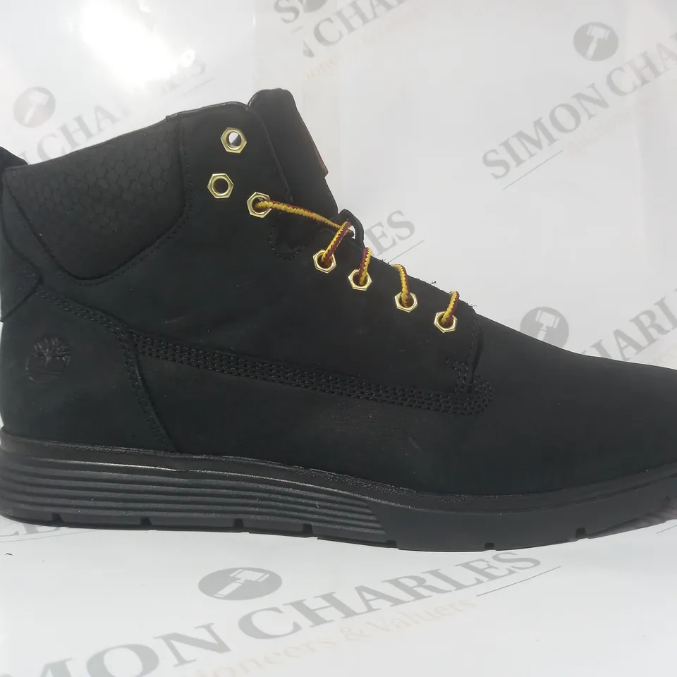 BOXED PAIR OF TIMBERLAND SHOES IN BLACK UK SIZE 10.5