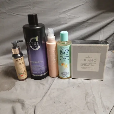 APPROXIMATEY 20 ASSORTED HEALTH AND BEAUTY PRODUCTS TO INCLUDE - CHILD'S FARM BABY BUBBLE BATH - MILANO REFILLABLE PERFUME SPRAY SET AND BURST BODY CARE SCENTED BODY MIST SPRAY