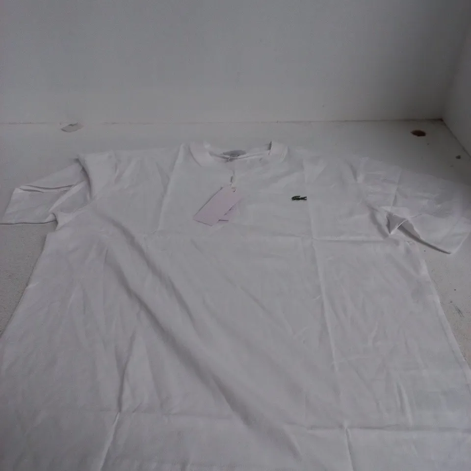 LACOSTE CLASSIC FIT T-SHIRT – WHITE - XL