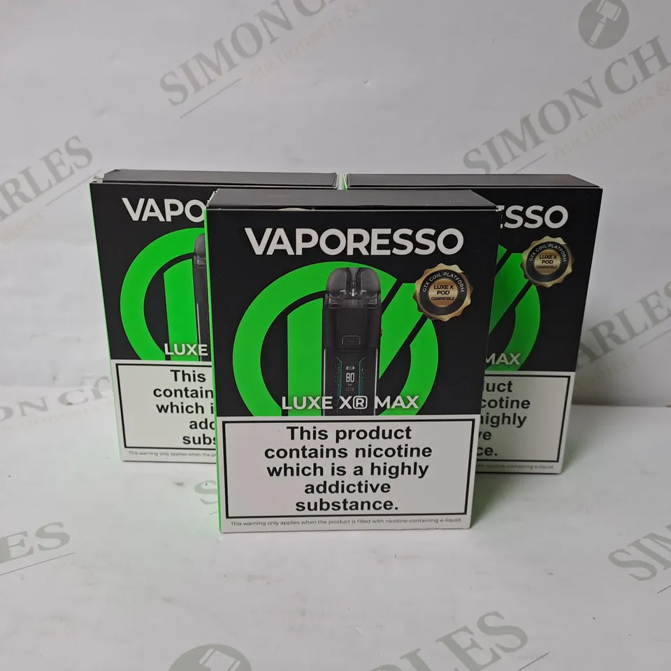 3 BOXED VAPORESSO LUXE XR MAX VAPE KIT 