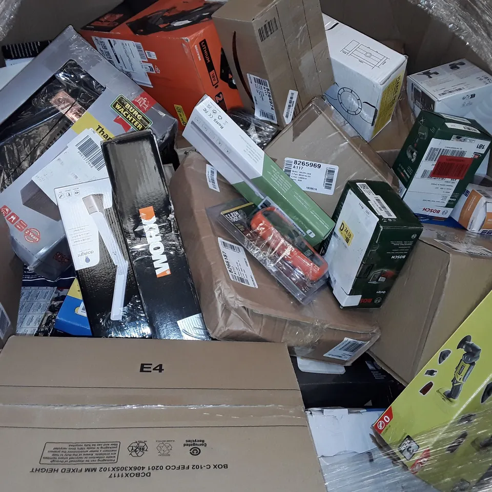 PALLET OF APPROXIMATELY 85 UNTESTED RAW RETURN HOMEWARE AND ELECTRICAL PRODUCTS TO INCLUDE; 