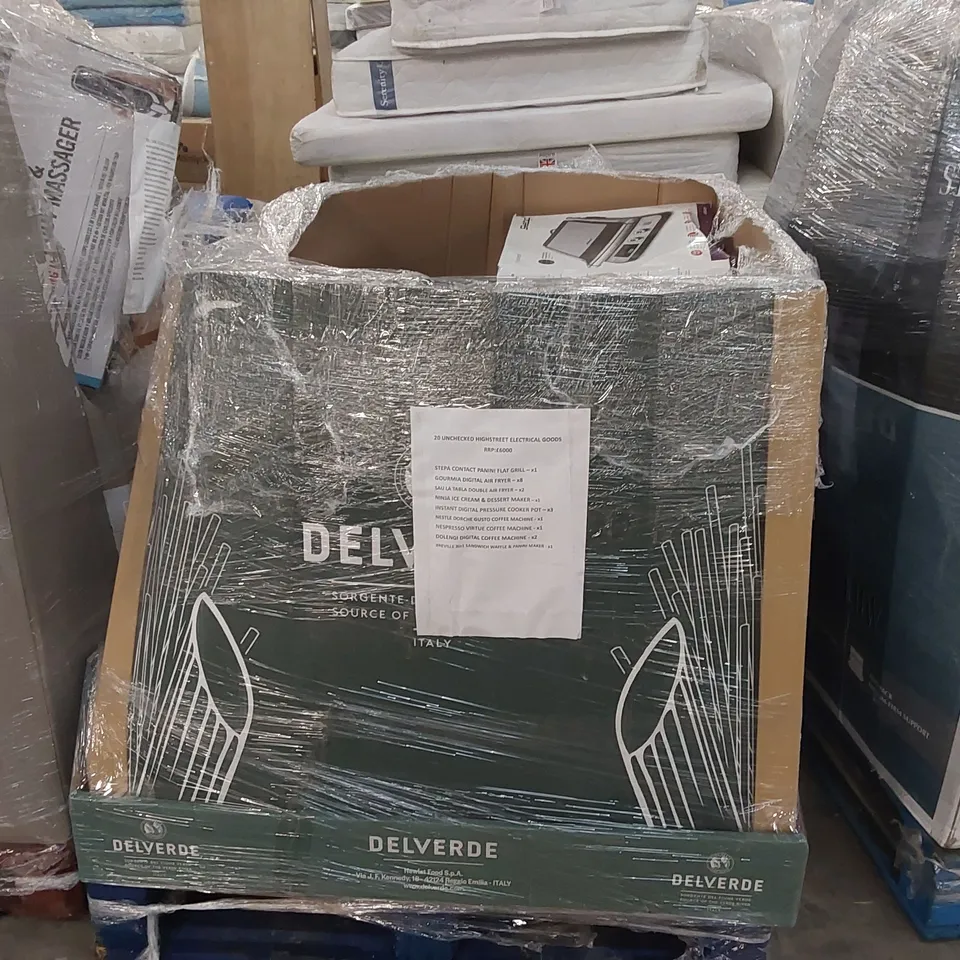 PALLET OF ASSORTED UNCHECKED HIGHSTREET ELECTRICAL GOODS