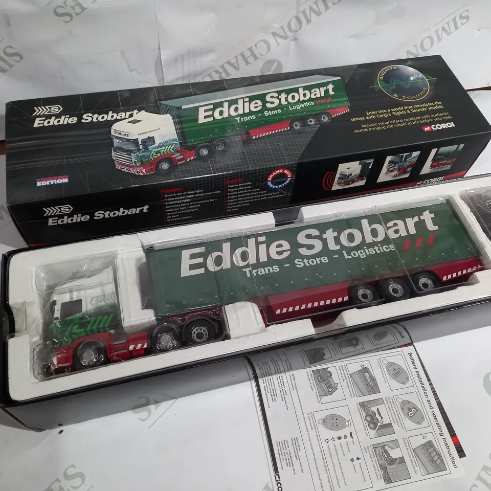 BOXED EDDIE STOBART LIMITED EDITION 1:50 SCALE MODEL