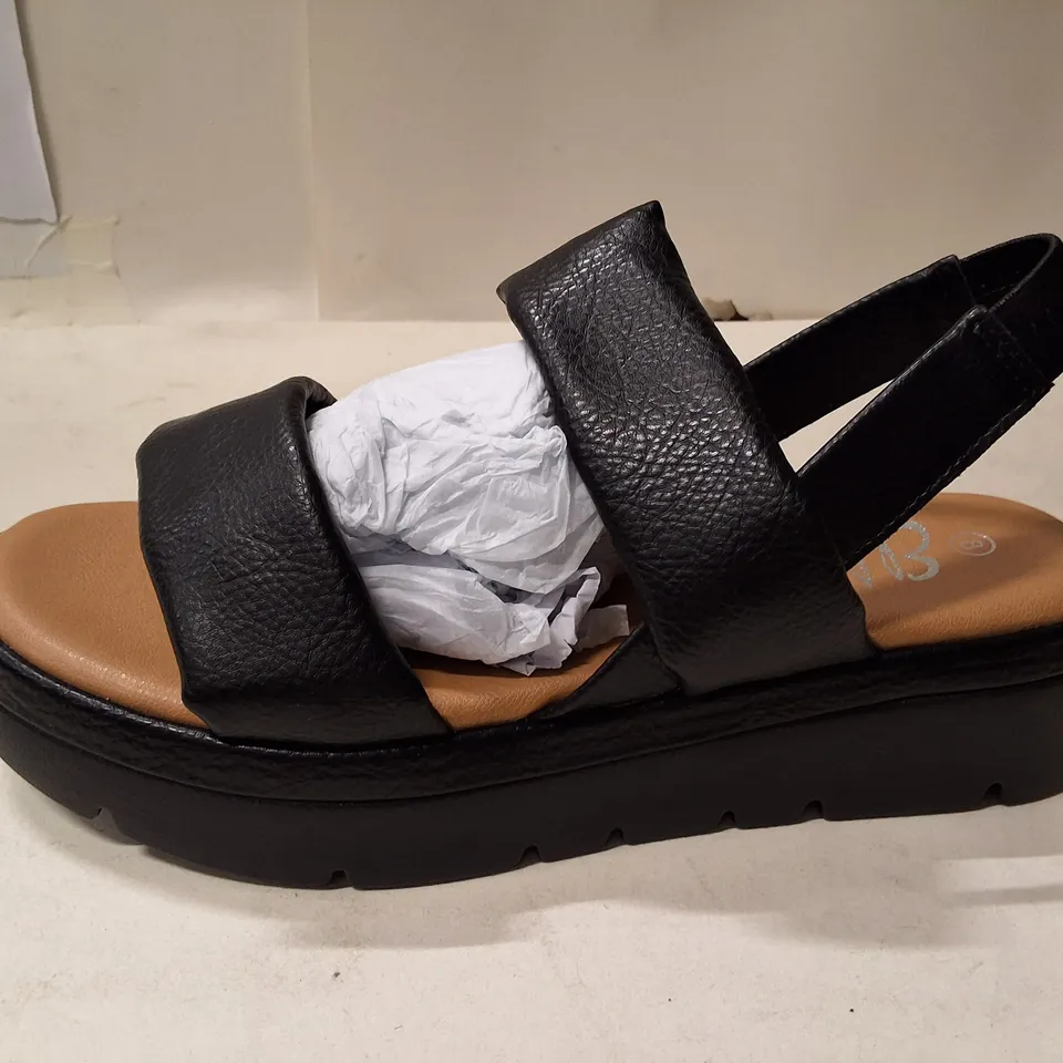 ELLA SADIE SANDALS – BLACK, UK 8