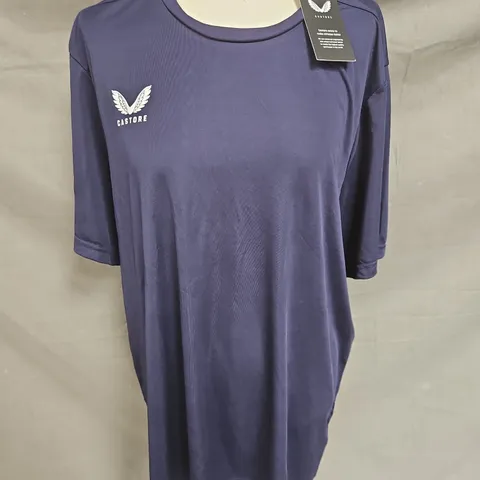 CASTORE SS TRAINING TSHIRT IN PEACOAT SIZE 3XL