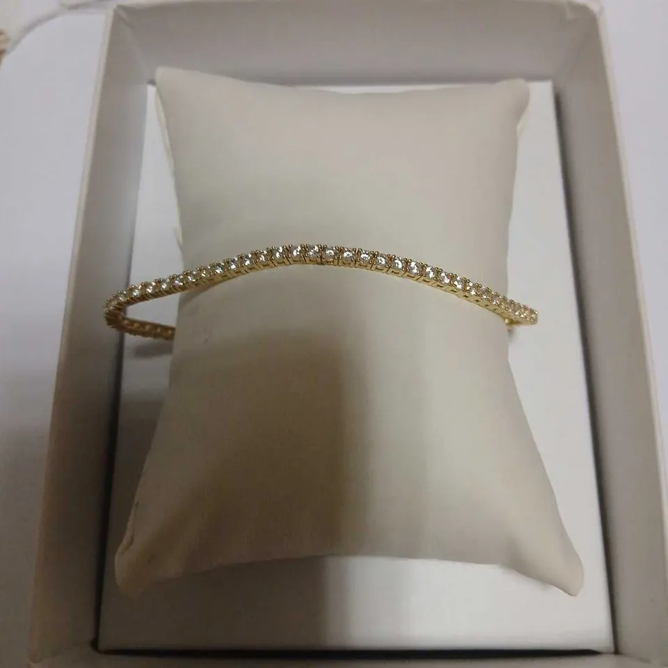 DIAMONIQUE 2.3-2.5CT FINE TENNIS BRACELET STERLING SILVER