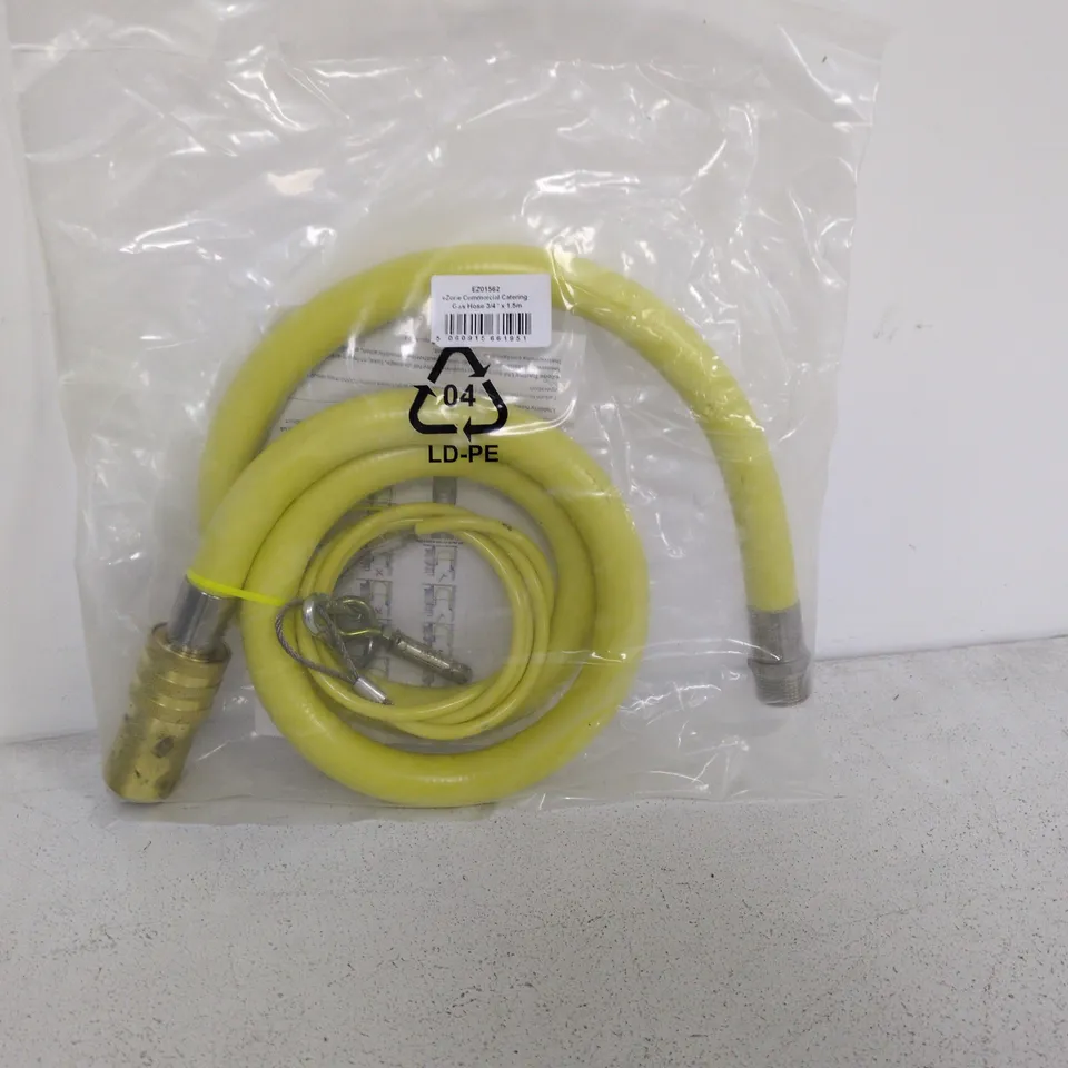 EZZONE COMMERCIAL CATERING GAS HOSE 3/4 IN X 1.5 M
