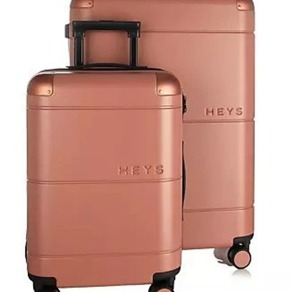 HEYS ZEN 2 PIECE LUGGAGE SET CORAL