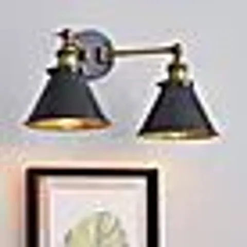 BOXED LOGAN DUAL WALL LIGHT GREY