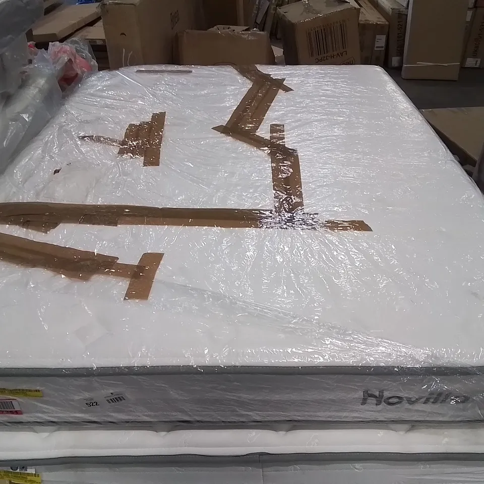 QUALITY BAGGED NOVILLA 23CM MEDIUM GEL MEMORY FOAM POCKET SPRUNG MATTRESS - 135CM DOUBLE