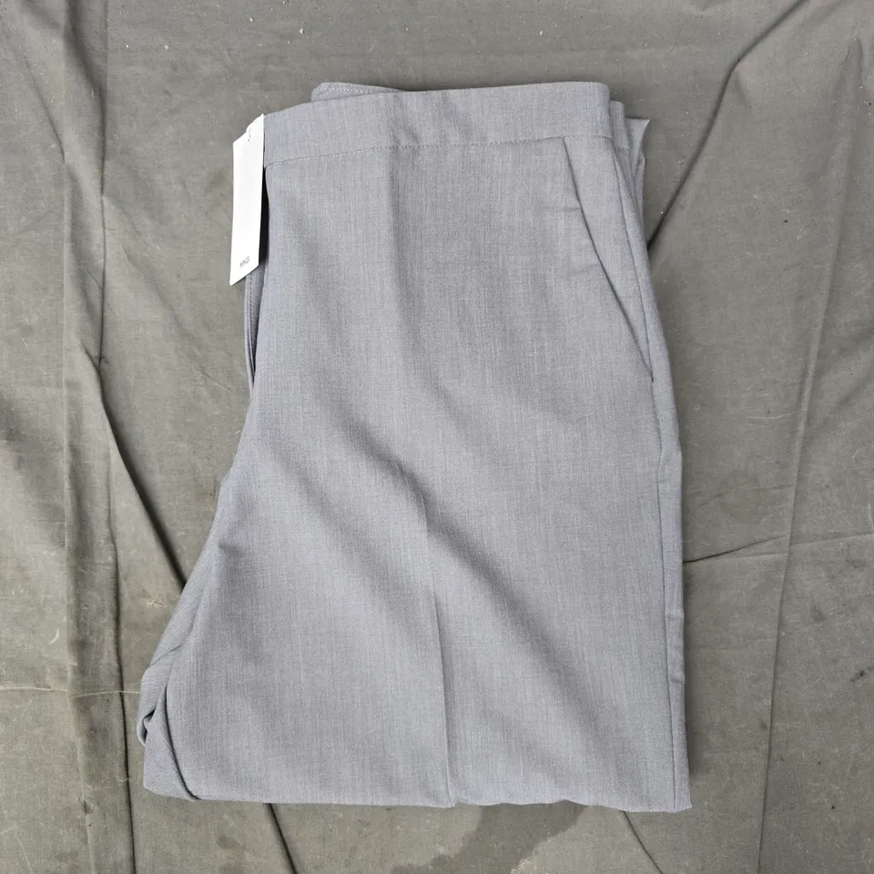 MANGO 312 WOMAN TROUSERS IN GREY SIZE UK 14