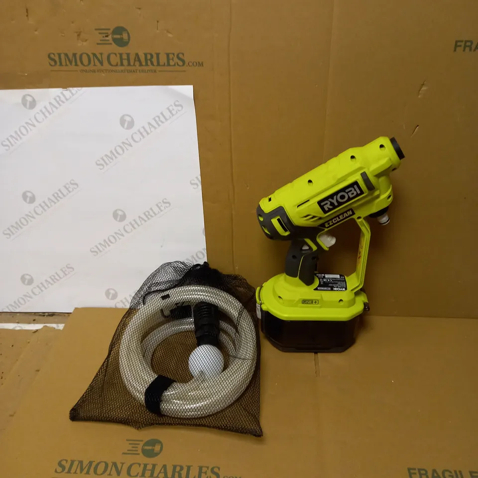 RYOBI 18V ONE+ CORDLESS 18V POWER WASHER 